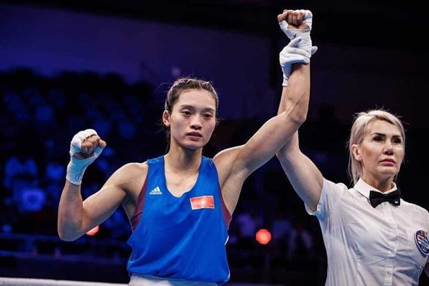 Boxeadora vietnamita hace historia en la arena mundial hinh anh 1