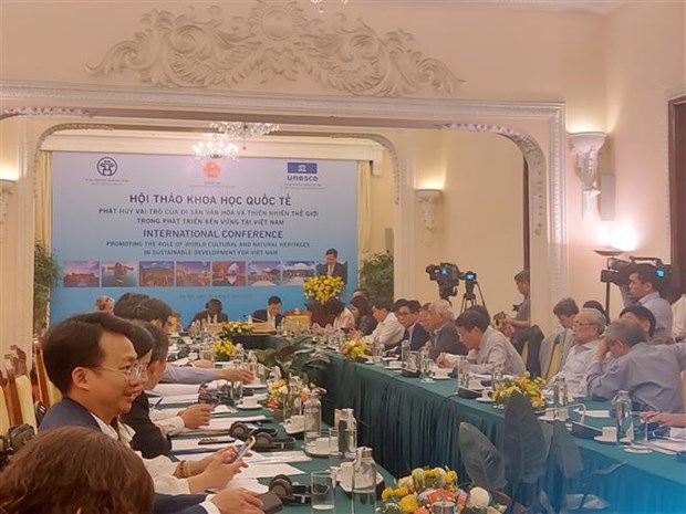 Debaten en Vietnam papel de patrimonios mundiales en desarrollo sostenible hinh anh 2
