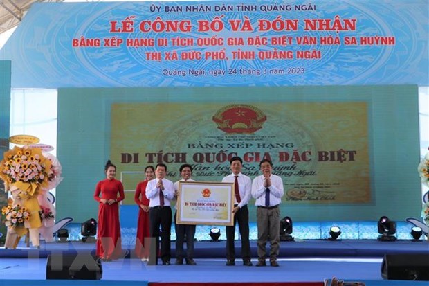 Entregan reconocimiento de reliquia nacional especial a cultura vietnamita Sa Huynh hinh anh 1