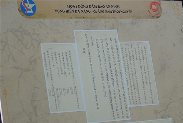 Exposicion de documentos historicos sobre el papel de Da Nang bajo dinastia Nguyen hinh anh 1