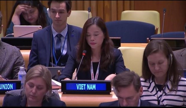 Vietnam destaca importante papel de seguridad hidrica en reunion de ONU hinh anh 1