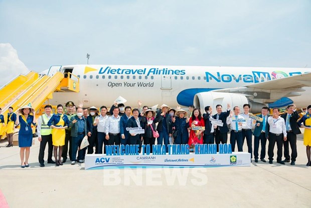 Vietravel Airlines realiza primer vuelo charter Daegu-Khanh Hoa hinh anh 1