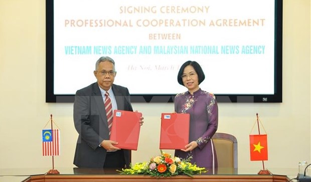 Vietnam y Malasia destacan potencial de cooperacion entre agencias nacionales de noticias hinh anh 1