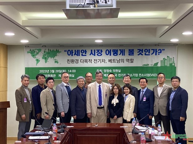 Vietnam y Corea del Sur cooperan para desarrollar industria verde y movilidad inteligente hinh anh 1