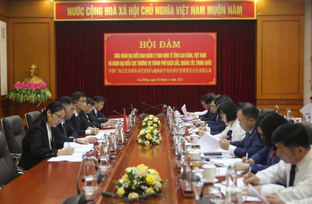 Agilizan lazos entre localidades de Vietnam y China en sectores potenciales hinh anh 1