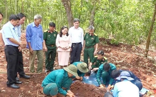Detectan 20 restos de martires vietnamitas en provincia vietnamita hinh anh 1