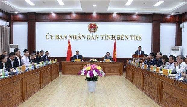 Provincia vietnamita fortalece conexion comercial con empresas chinas hinh anh 1