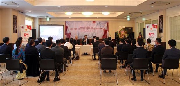Establecen Union de Asociaciones de Vietnamitas en Japon hinh anh 1