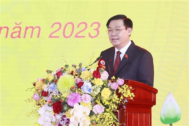 Presidente del Parlamento vietnamita orienta el desarrollo de nueva ciudad municipal hinh anh 2