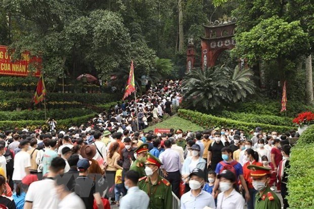 Aceleran los preparativos para el Festival del Templo de los Reyes Hung hinh anh 1