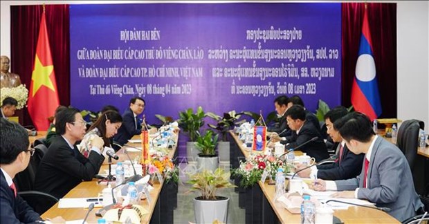 Ciudad Ho Chi Minh desea fortalecer cooperacion con localidades de Laos hinh anh 2