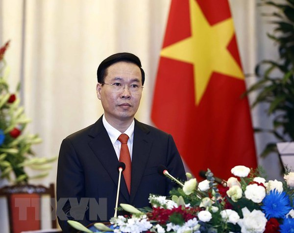 Visita de presidente de Vietnam a Laos profundizara relacion bilateral especial hinh anh 1