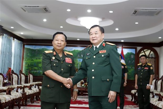 Vietnam y Laos intensifican cooperacion en defensa hinh anh 2