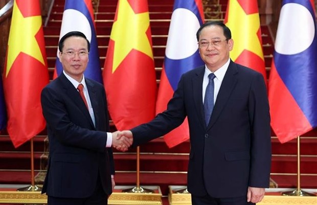 Patentizan esfuerzos por impulsar lazos multifaceticos Vietnam- Laos hinh anh 1