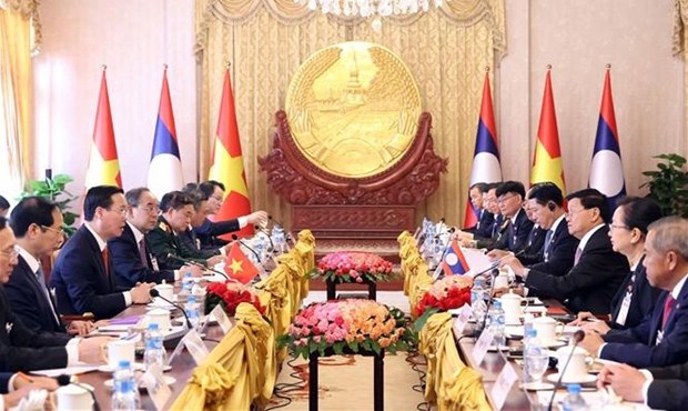 Vietnam y Laos fomentan aun mas gran amistad y solidaridad especial hinh anh 1