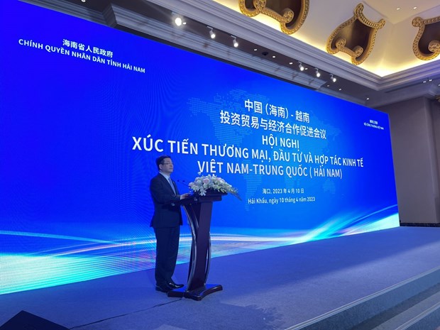 Vietnam promueve cooperacion comercial con provincia china de Hainan hinh anh 1