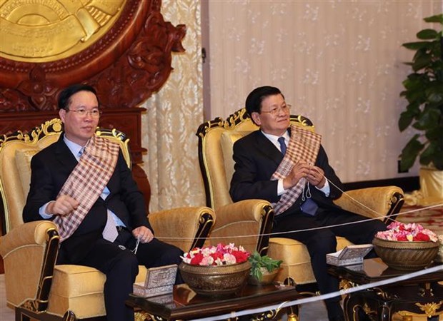 Vietnam atesora amistad y cooperacion integral con Laos, afirma canciller hinh anh 1