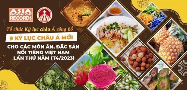 Reconocen nueve records asiaticos adicionales para platos y especialidades vietnamitas hinh anh 1