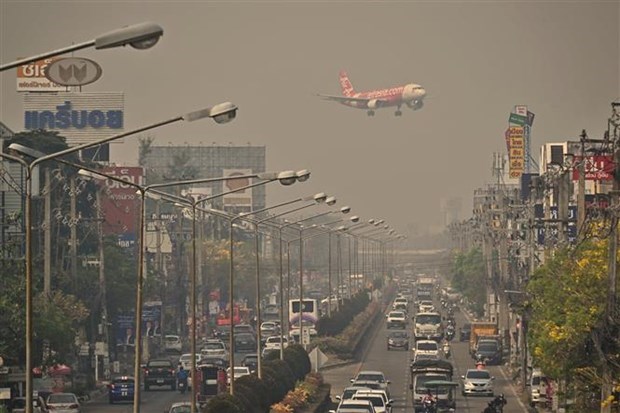 Grave contaminacion del aire golpea ciudad tailandesa de Chiang Mai hinh anh 1