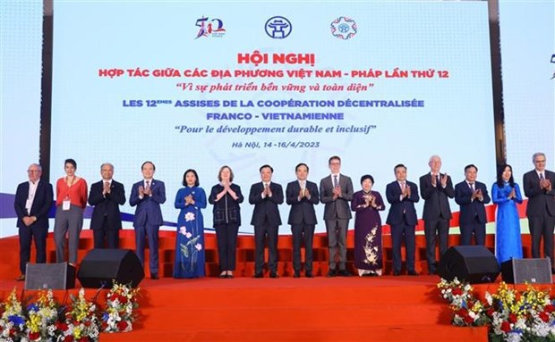 Inauguran XII Conferencia de cooperacion descentralizada entre Vietnam y Francia hinh anh 1