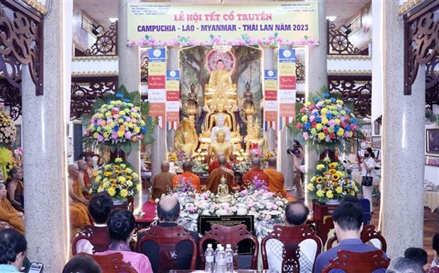 Celebran en Ciudad Ho Chi Minh Fiestas tradicionales de Laos, Tailandia, Camboya y Myanmar hinh anh 1
