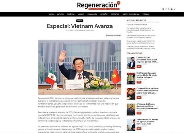 Mexico alaba significado de periplo de presidente parlamentario vietnamita por America Latina hinh anh 1