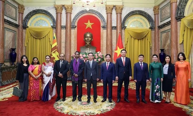 Presidente de Vietnam recibe a embajadores de Chile, UAE y Sri Lanka hinh anh 1