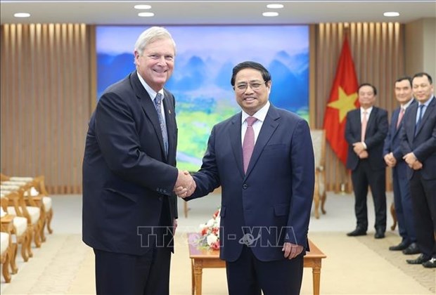 Premier vietnamita apoya fortalecimiento de nexos con EE.UU. en agricultura hinh anh 1