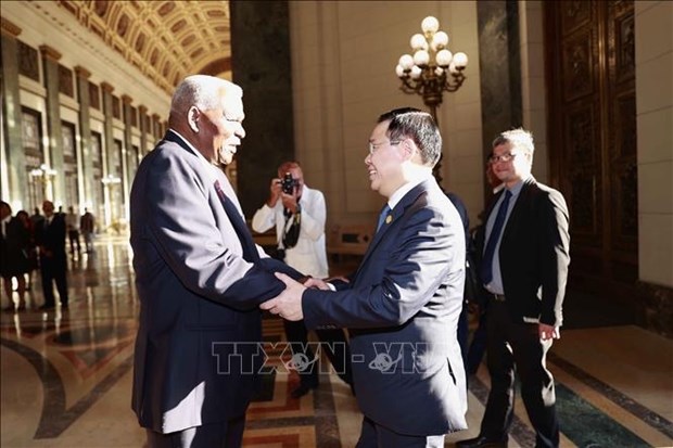 Presidente del Parlamento vietnamita se reune con su homologo cubano hinh anh 1