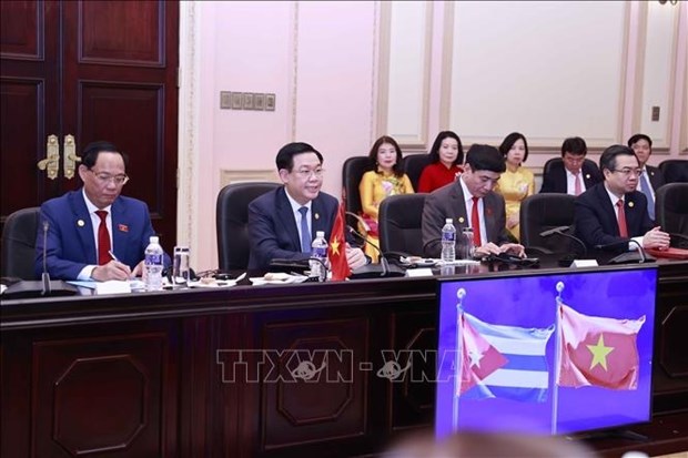 Presidente del Parlamento vietnamita se reune con su homologo cubano hinh anh 4