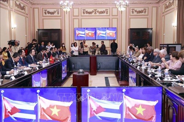 Presidente del Parlamento vietnamita se reune con su homologo cubano hinh anh 5