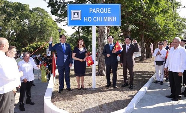 Profundizan tributo a Ho Chi Minh en Cuba con nombramiento de parque hinh anh 1