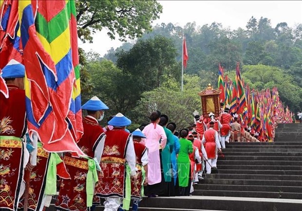 Inauguran Festival del Templo Hung de 2023 y otras actividades conmemorativas hinh anh 1