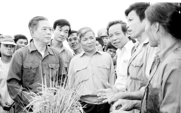 Inaguraran micrositio de Nhan Dan sobre exsecretario general del Partido Nguyen Van Linh hinh anh 1