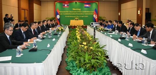 Laos y Camboya acuerdan instalar mas marcadores fronterizos hinh anh 1