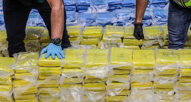 Policia de Laos incauta 400 ladrillos de heroina hinh anh 1