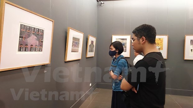Exhiben pinturas de veterano estadounidense y creadores vietnamitas hinh anh 1