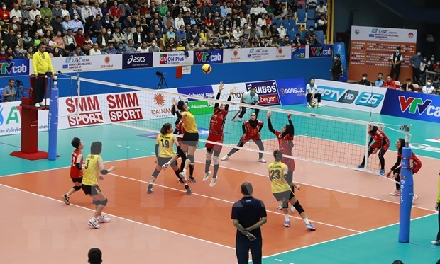 Arranca Campeonato de Voleibol de Clubes de Asia 2023 en provincia vietnamita hinh anh 1