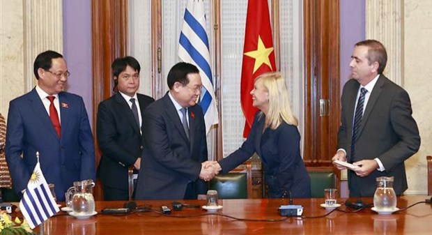 Vietnam y Uruguay firman acuerdo de cooperacion parlamentaria hinh anh 1