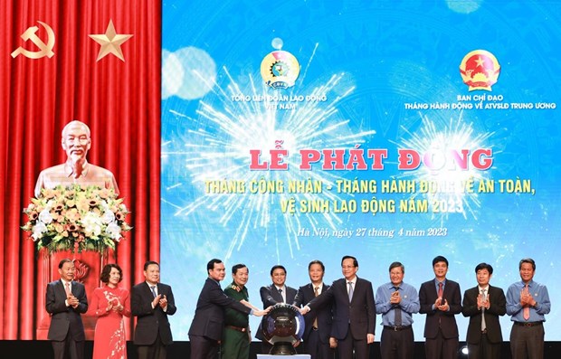 Celebraran en Vietnam el Mes de los Trabajadores 2023 hinh anh 1