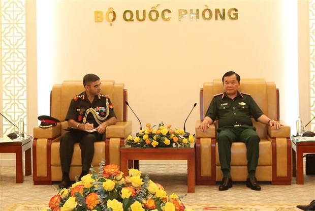 Vietnam y la India por fortalecer cooperacion en defensa hinh anh 1