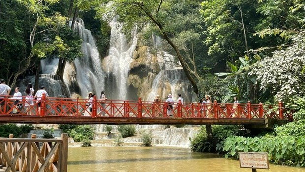 Laos da bienvenida a mas de 800 mil visitantes extranjeros en el primer trimestre hinh anh 1