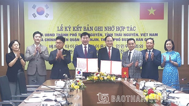 Localidades vietnamita y surcoreana suscriben cooperacion hinh anh 1