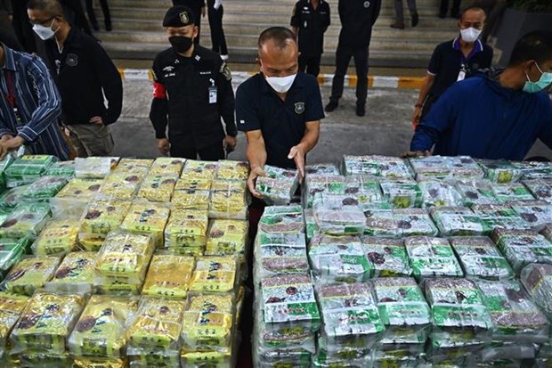 Tailandia incauta mas de 1,3 millones de tabletas de metanfetamina hinh anh 1