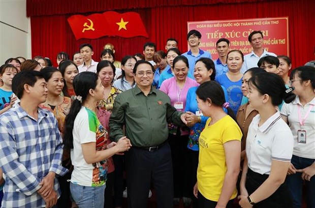 Premier vietnamita se reune con votantes de Can Tho hinh anh 1
