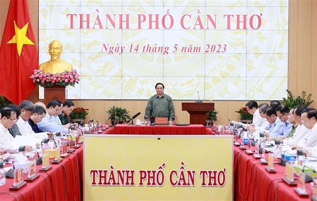 Premier pide a Can Tho centrarse en tres motores de crecimiento hinh anh 1