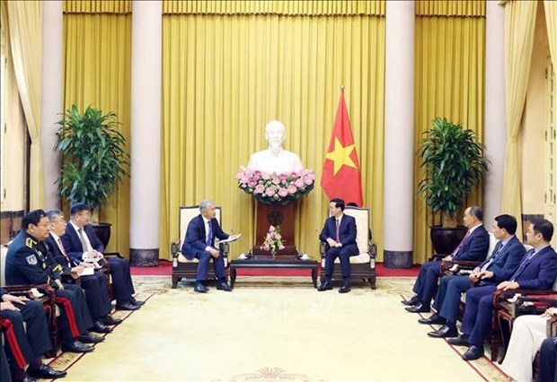 Presidente recibe al secretario del Consejo de Seguridad Nacional de Mongolia hinh anh 1