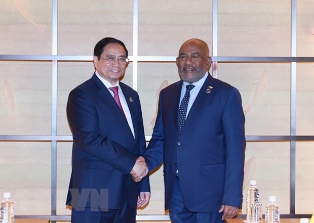Primer ministro de Vietnam cumple amplia agenda de encuentros en Japon hinh anh 3