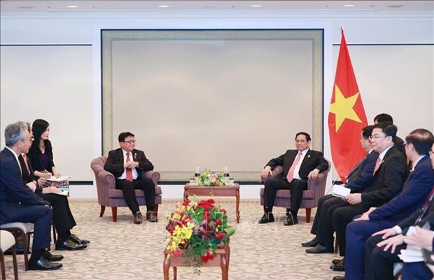 Primer ministro de Vietnam recibe a ejecutivos de empresas japonesas hinh anh 2