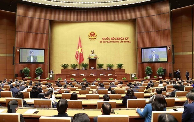 Inauguraran quinto periodo de sesiones del Parlamento vietnamita hinh anh 1
